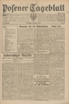 Posener Tageblatt. Jg.70, Nr. 37 (15 Februar 1931) + dod.