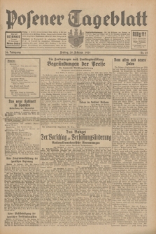Posener Tageblatt. Jg.70, Nr. 41 (20 Februar 1931) + dod.