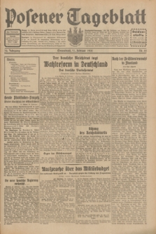 Posener Tageblatt. Jg.70, Nr. 42 (21 Februar 1931) + dod.