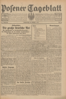 Posener Tageblatt. Jg.70, Nr. 46 (26 Februar 1931) + dod.