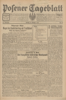 Posener Tageblatt. Jg.70, Nr. 47 (27 Februar 1931) + dod.