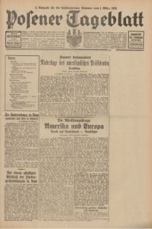 Posener Tageblatt. Jg.70, Nr. 49 (1 März 1931) + dod. [po konfiskacie]