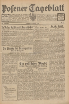 Posener Tageblatt. Jg.70, Nr. 62 (17 März 1931) + dod.