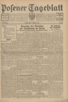 Posener Tageblatt. Jg.70, Nr. 64 (19 März 1931) + dod.