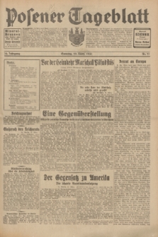 Posener Tageblatt. Jg.70, Nr. 73 (29 März 1931) + dod.
