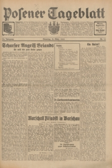 Posener Tageblatt. Jg.70, Nr. 74 (31 März 1931) + dod.