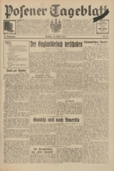 Posener Tageblatt. Jg.70, Nr. 81 (10 April 1931) + dod.