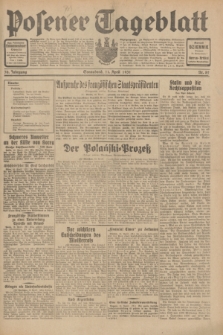 Posener Tageblatt. Jg.70, Nr. 82 (11 April 1931) + dod.