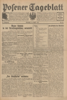 Posener Tageblatt. Jg.70, Nr. 83 (12 April 1931) + dod.