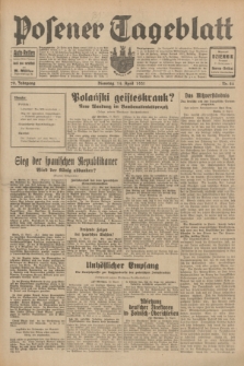 Posener Tageblatt. Jg.70, Nr. 84 (14 April 1931) + dod.
