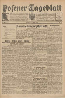 Posener Tageblatt. Jg.70, Nr. 87 (17 April 1931) + dod.