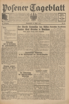 Posener Tageblatt. Jg.70, Nr. 88 (18 April 1931) + dod.