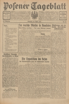 Posener Tageblatt. Jg.70, Nr. 95 (26 April 1931) + dod.
