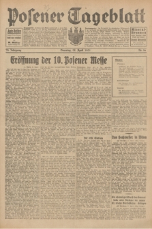 Posener Tageblatt. Jg.70, Nr. 96 (28 April 1931) + dod.