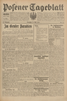 Posener Tageblatt. Jg.70, Nr. 113 (19 Mai 1931) + dod.
