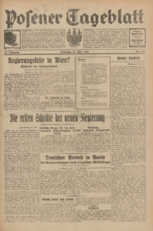 Posener Tageblatt. Jg.70, Nr. 123 (31 Mai 1931) + dod.
