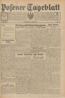 Posener Tageblatt. Jg.70, Nr. 131 (11 Juni 1931) + dod.
