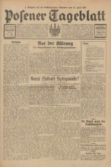 Posener Tageblatt. Jg.70, Nr. 134 (14 Juni 1931) + dod. [po konfiskacie]