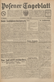 Posener Tageblatt. Jg.70, Nr. 145 (27 Juni 1931) + dod.