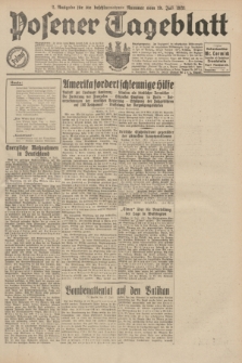 Posener Tageblatt. Jg.70, Nr. 163 (19 Juli 1931) + dod. [po konfiskacie]
