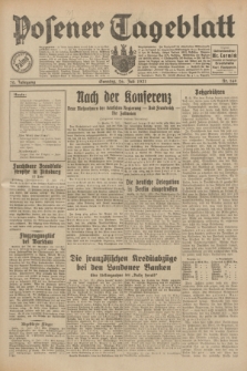 Posener Tageblatt. Jg.70, Nr. 169 (26 Juli 1931) + dod.