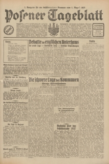 Posener Tageblatt. Jg.70, Nr. 174 (1 August 1931) + dod. [po konfiskacie]