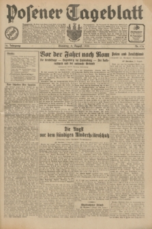 Posener Tageblatt. Jg.70, Nr. 176 (4 August 1931) + dod.
