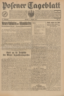 Posener Tageblatt. Jg.70, Nr. 179 (7 August 1931) + dod.