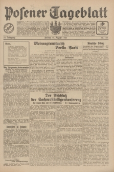 Posener Tageblatt. Jg.70, Nr. 185 (14 August 1931) + dod.