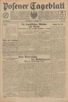 Posener Tageblatt. Jg.70, Nr. 186 (15 August 1931) + dod.