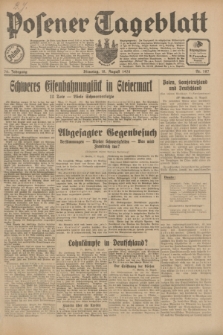 Posener Tageblatt. Jg.70, Nr. 187 (18 August 1931) + dod.