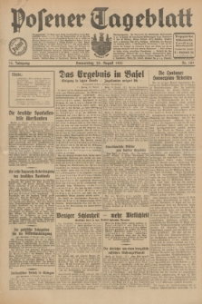 Posener Tageblatt. Jg.70, Nr. 189 (20 August 1931) + dod.