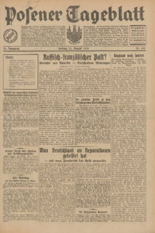 Posener Tageblatt. Jg.70, Nr. 190 (21 August 1931) + dod.