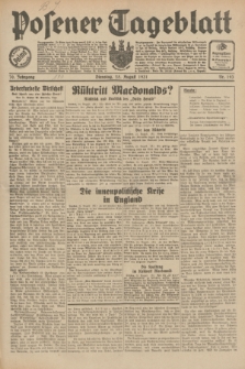 Posener Tageblatt. Jg.70, Nr. 193 (25 August 1931) + dod.