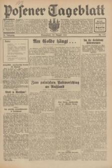 Posener Tageblatt. Jg.70, Nr. 197 (29 August 1931) + dod.