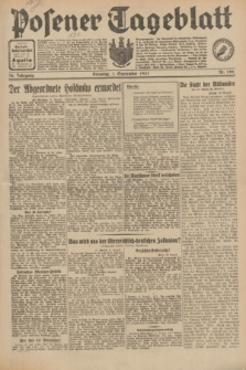 Posener Tageblatt. Jg.70, Nr. 199 (1 September 1931) + dod.