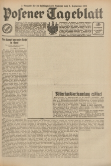 Posener Tageblatt. Jg.70, Nr. 205 (8 September 1931) + dod. [po konfiskacie]