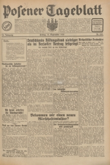 Posener Tageblatt. Jg.70, Nr. 208 (11 September 1931) + dod.