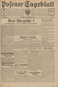Posener Tageblatt. Jg.70, Nr. 222 (27 September 1931) + dod.