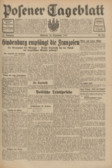 Posener Tageblatt. Jg.70, Nr. 224 (30 September 1931) + dod.