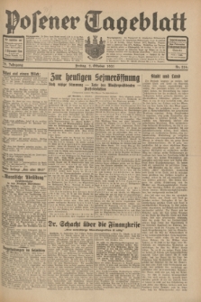 Posener Tageblatt. Jg.70, Nr. 226 (2 Oktober 1931) + dod.