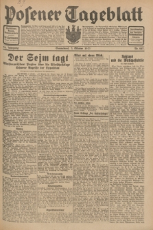 Posener Tageblatt. Jg.70, Nr. 227 (3 Oktober 1931) + dod.