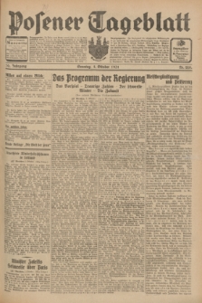 Posener Tageblatt. Jg.70, Nr. 228 (4 Oktober 1931) + dod.
