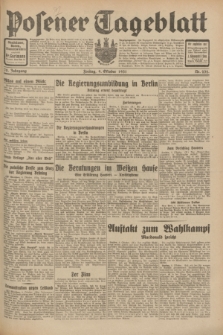 Posener Tageblatt. Jg.70, Nr. 232 (9 Oktober 1931) + dod.