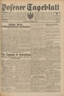 Posener Tageblatt. Jg.70, Nr. 235 (13 Oktober 1931) + dod.
