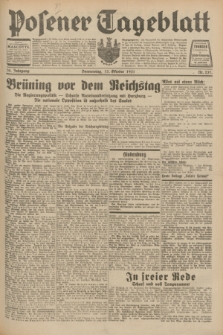 Posener Tageblatt. Jg.70, Nr. 237 (15 Oktober 1931) + dod.