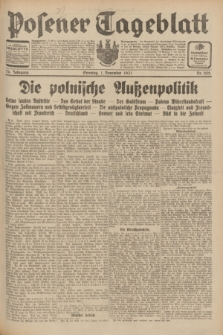 Posener Tageblatt. Jg.70, Nr. 252 (1 November 1931) + dod.