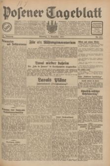 Posener Tageblatt. Jg.70, Nr. 253 (3 November 1931) + dod.