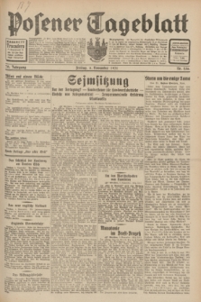 Posener Tageblatt. Jg.70, Nr. 256 (6 November 1931) + dod.