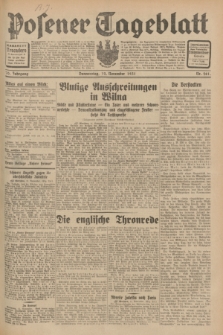 Posener Tageblatt. Jg.70, Nr. 261 (12 November 1931) + dod.